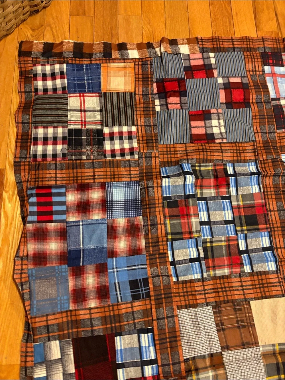 70x75 Handmade Quilt Topper